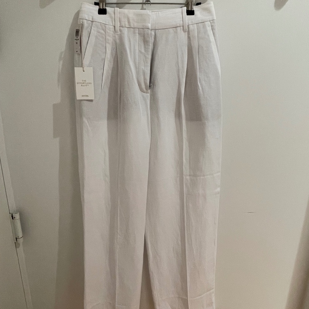 NWT Aritzia Linen Effortless Pant
